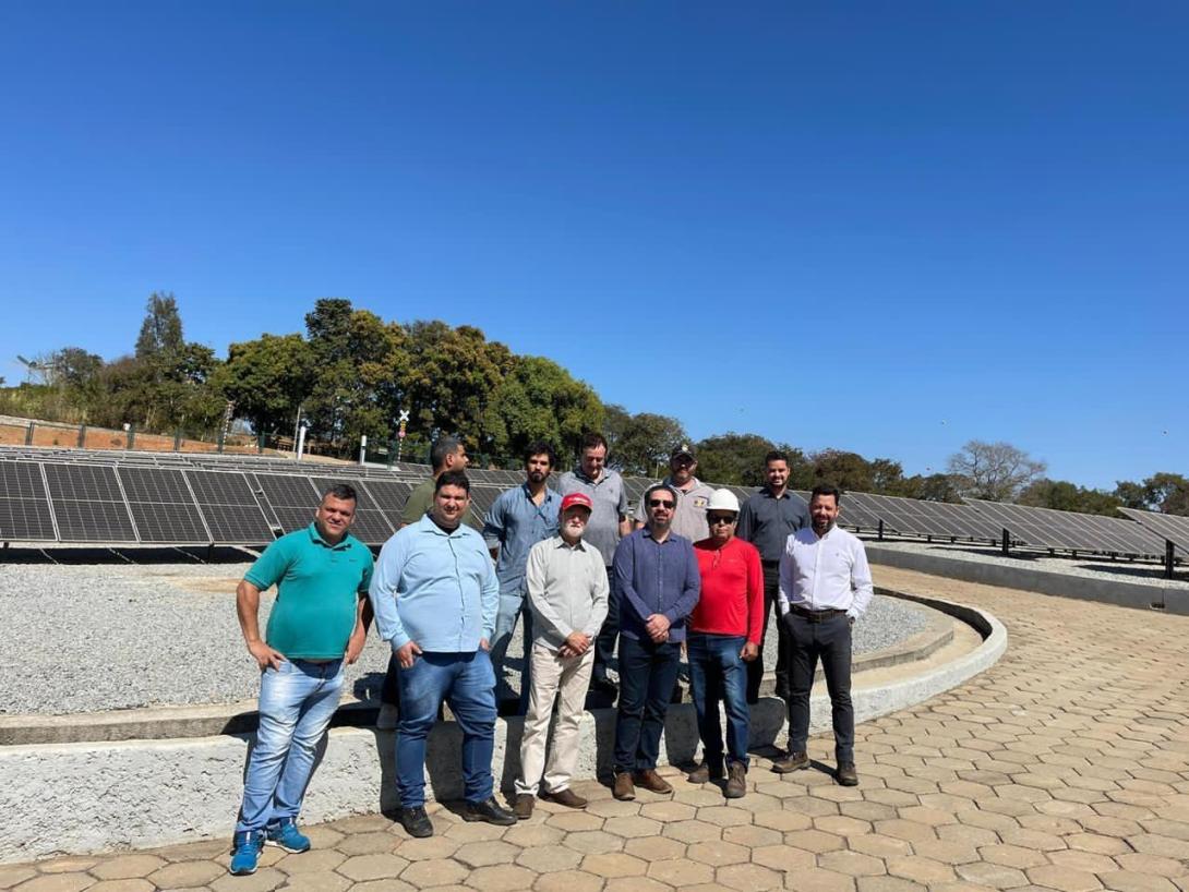 GT visita usina fotovoltaica em Divinópolis