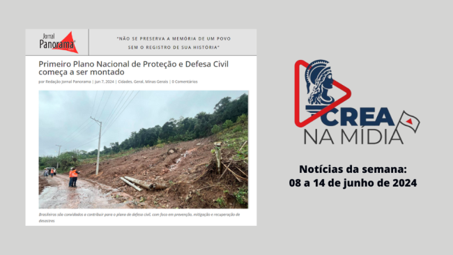 Confira os assuntos que receberam destaque no Crea na mídia