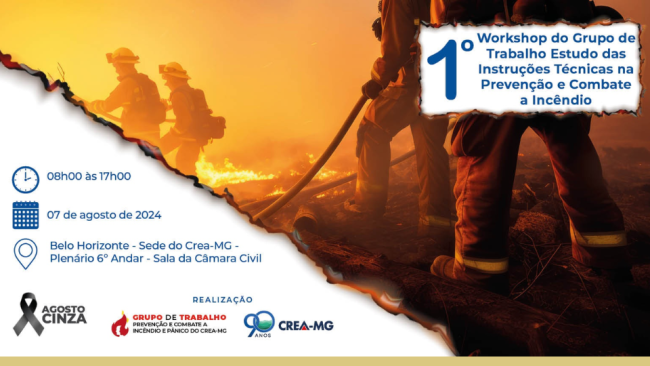 Crea-MG promove workshop sobre prevenção de incêndio