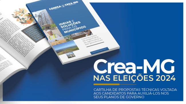 Crea-MG lança cartilha para apoiar candidatos nas eleições de 2024