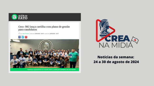 Lançamento de cartilha com ideias e soluções para municípios é destaque no Crea na Mídia