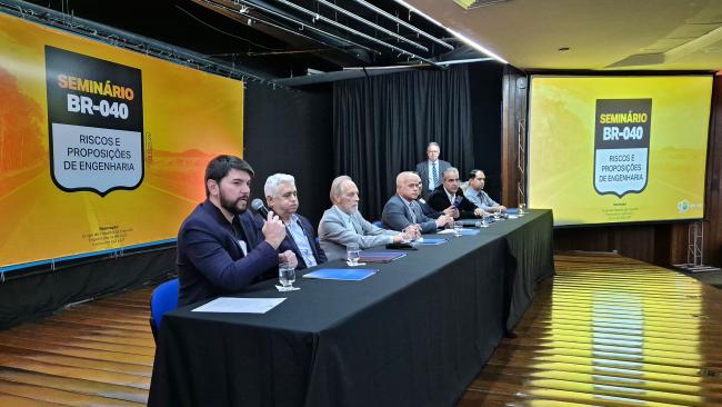  Seminário no Crea-MG discute soluções para a BR-040