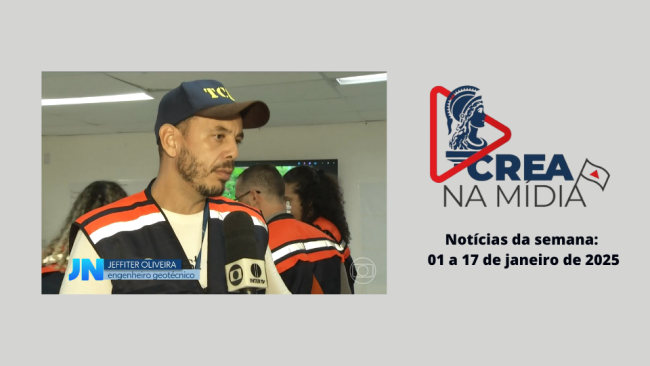 Envio de profissionais voluntários a Ipatinga é destaque no Crea na Mídia