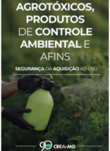 Capa: Agrotóxicos, produtos de controle ambiental e afins.