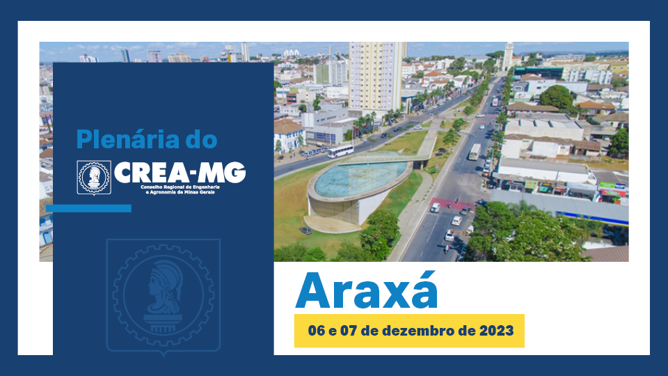 Araxá sedia Plenária do Crea-MG