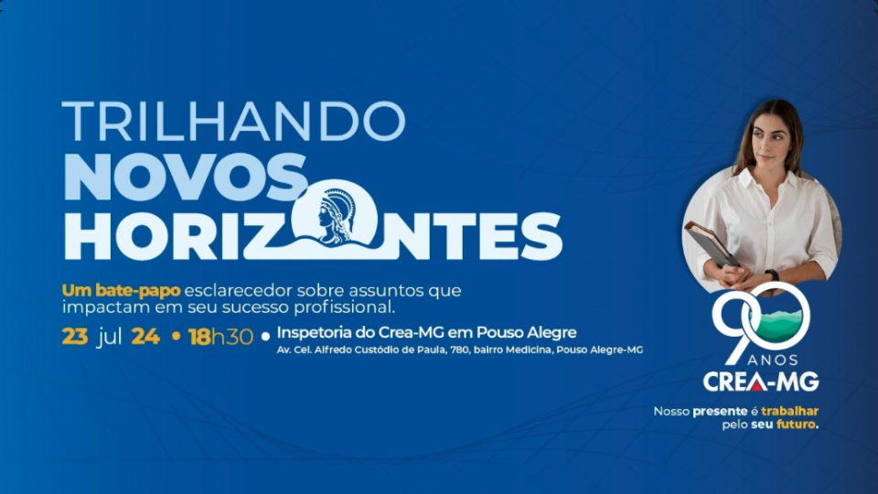 Programa apresenta serviços do Crea-MG a novos profissionais de Pouso Alegre